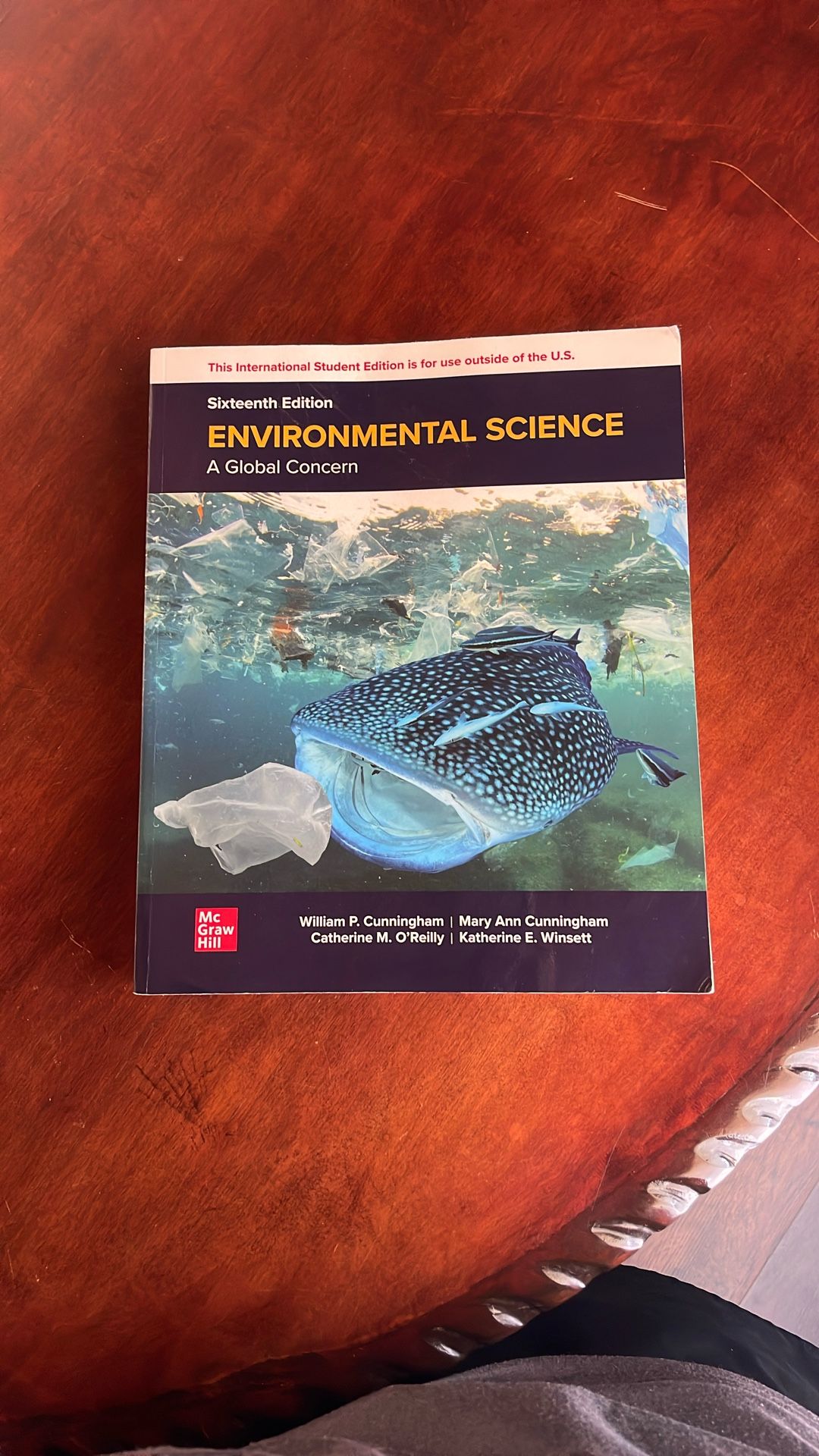 Environmental Science: A Global Concern By William Cunningham