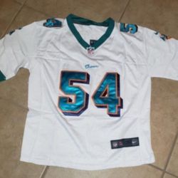 NEW NFL #54 Z. THOMAS MIAMI DOLPHINS AUTHENTIC JERSEY SIZE MEDIUM M