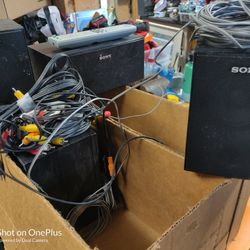 Sony 5 Speaker Surround Sound System With Remote 