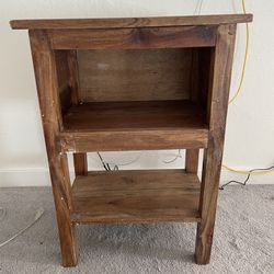 Wood Nightstand /side table