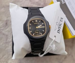 BRAND NEW - Invicta Celestial Women's Watch, 34.8mm, Black Band, Gold Accents,  Luminescent Hands