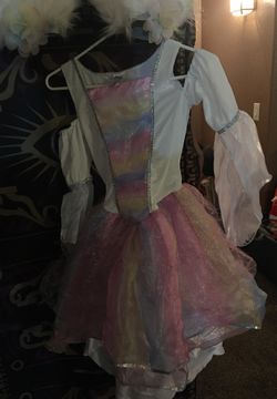 Girls size large (10-12) Majestic Unicorn Costume