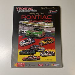 NASCAR Pontiac excitement, 400 official souvenir program