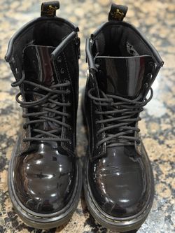 Kids Size One Doc Martens Black (Shiny)