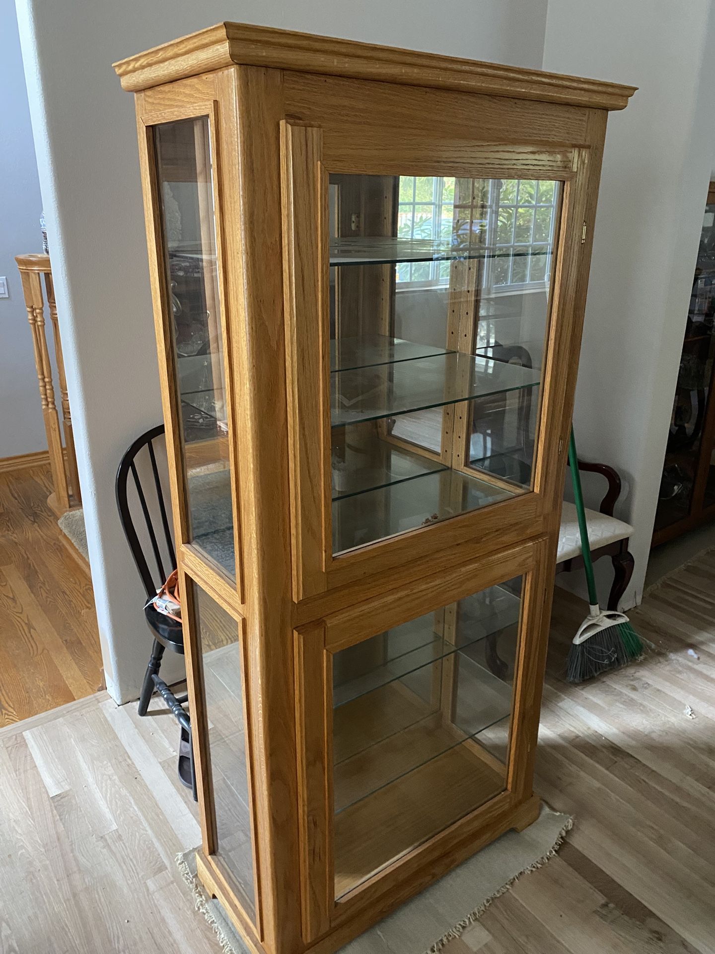 Oak China Hutch
