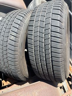 (2) Michelin X LT A/S tires