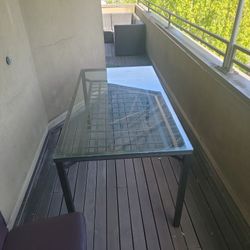 Glass Dining Table 