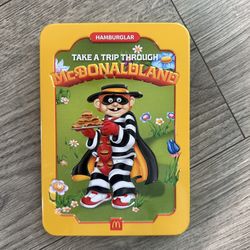 McDonald's Hamburglar Collectible Advertising Tin with Cards & Stickers