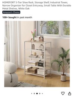 Metal 5 Tier Organizing Rack