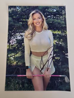 Paige Spiranac Signed 8x10 Photo – Golf Personality Autograph w/ COA