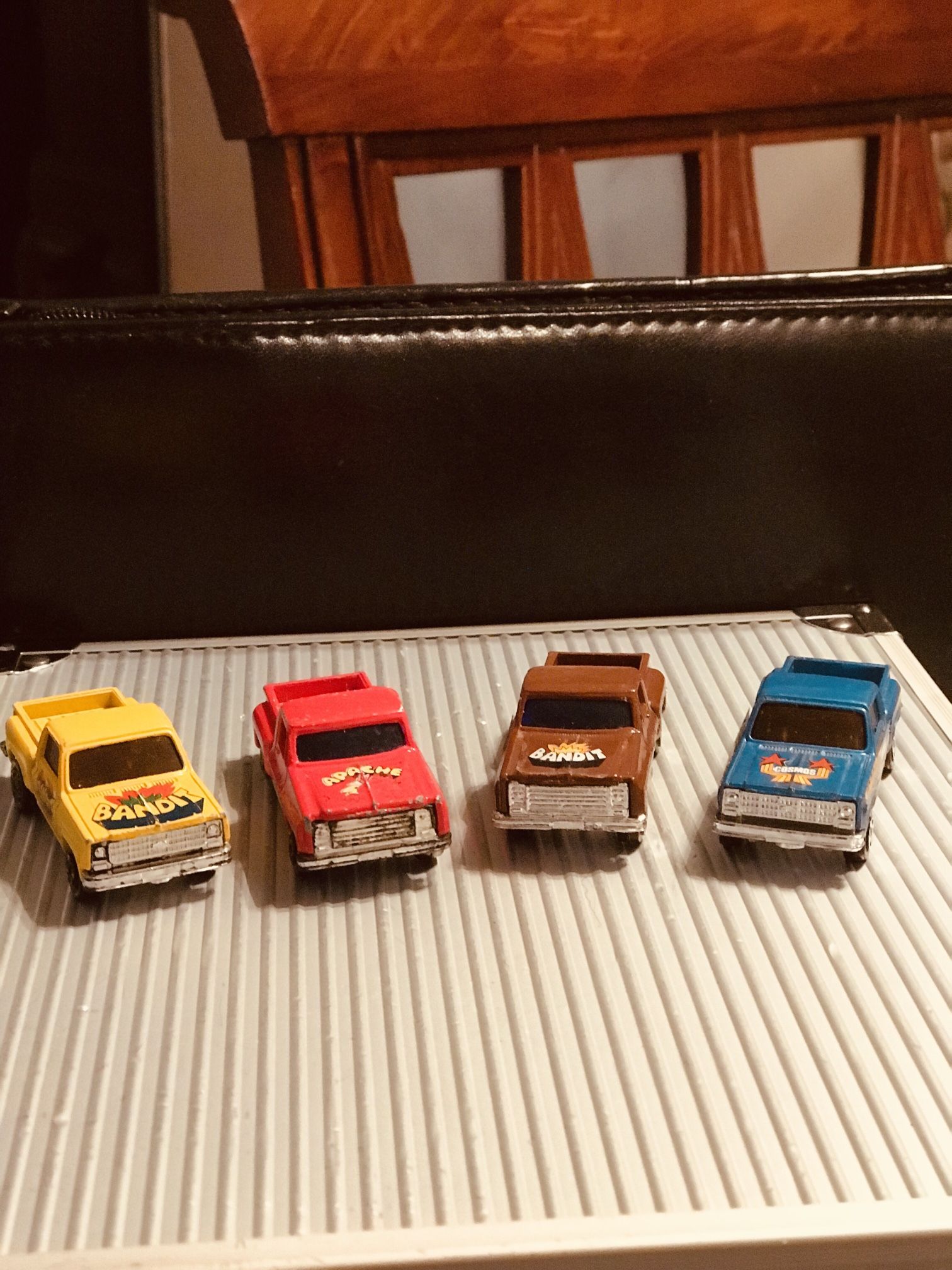 (4) Vintage Pickup Trucks (2) Bandits, Apache and Chevrolet Cosmos All Hong Kong