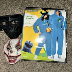 Cookie Monster Costume + Some Masks