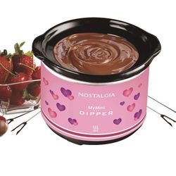 nostalgia chocolate dipping pot