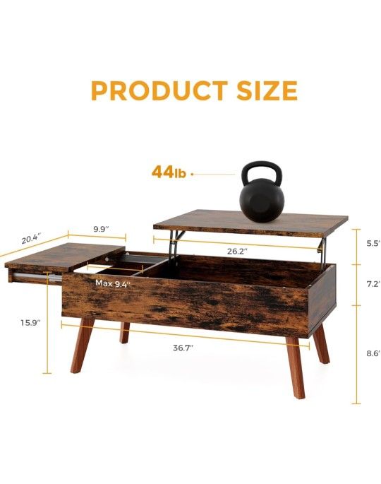 Brand New Table Rustic Color