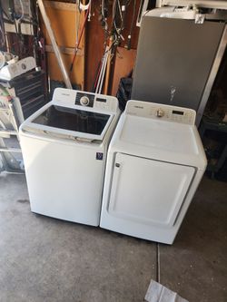 Samsung Washer And Electric Dryer Large Capacity