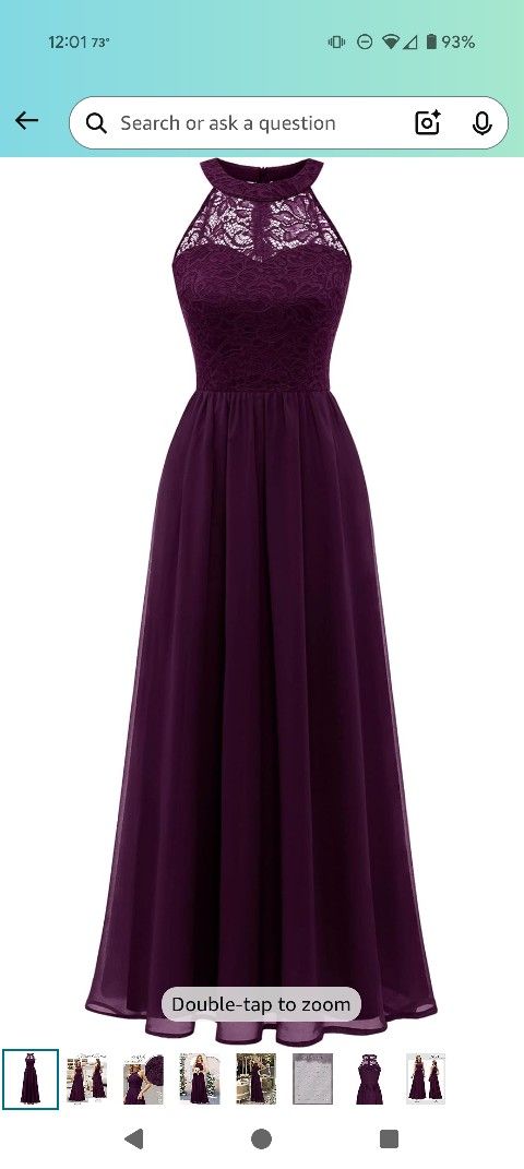 XL Grape Colored Dress
