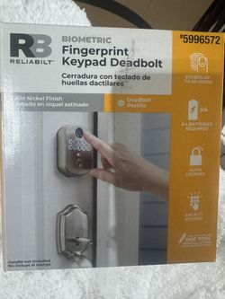 Fingerprint Keypad Deadbolt 