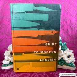 1960 Guide to Modern English, Grade 9, Vintage School Book