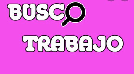 Busco trabajo