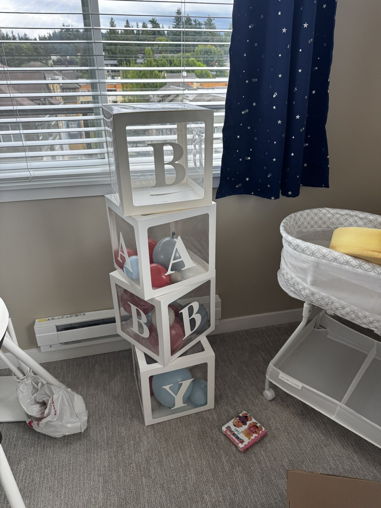 Free Baby Shower/ Gender Reveal Baby Boxes With Letters
