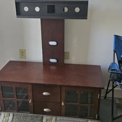 Flight screen t v stand