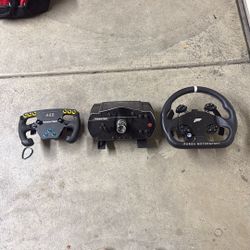 Fanatec wheel And Wheel Base And 