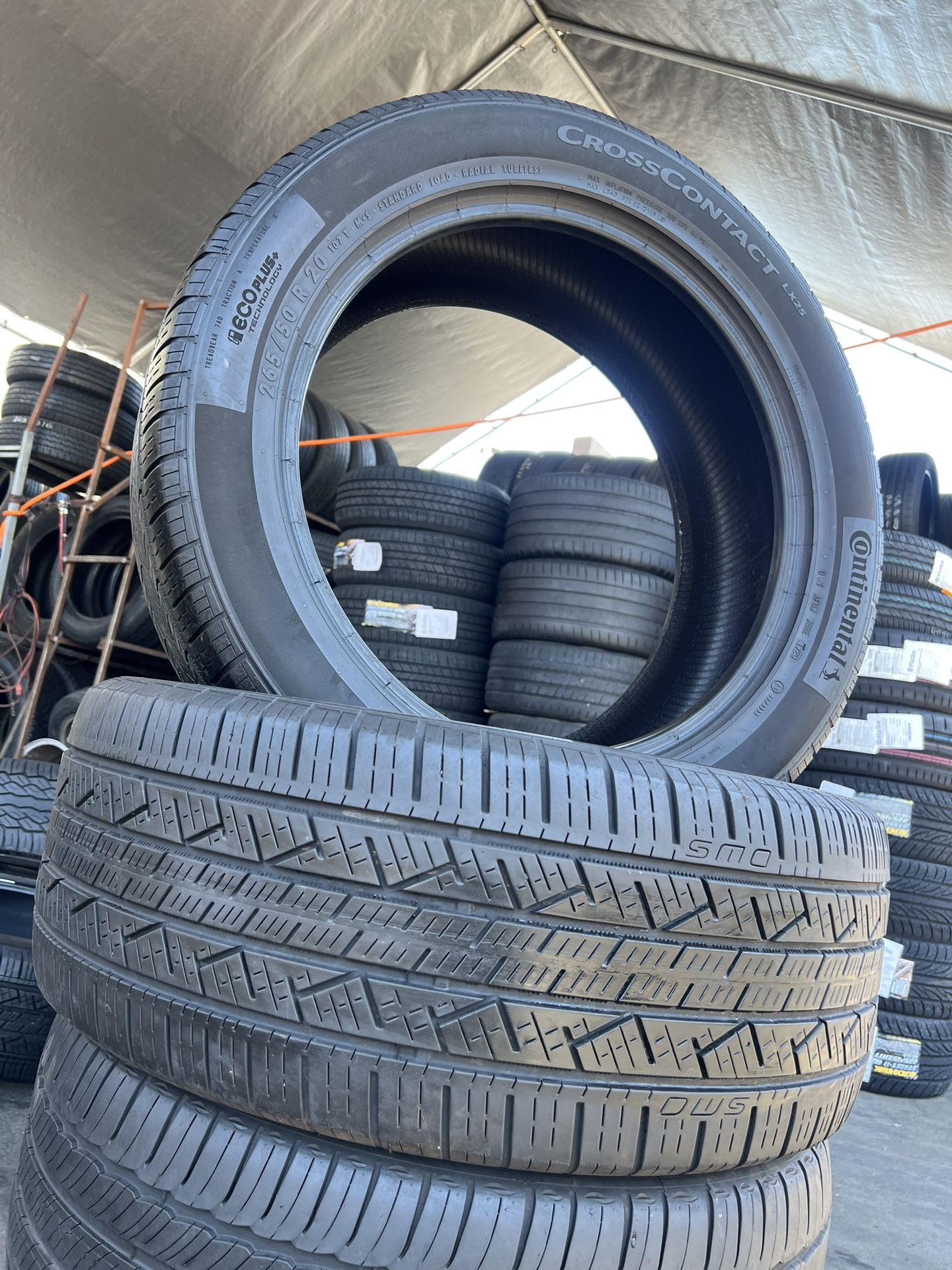 2 Continental 265/50/20 Installation Included