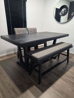 Large counter height dining room set