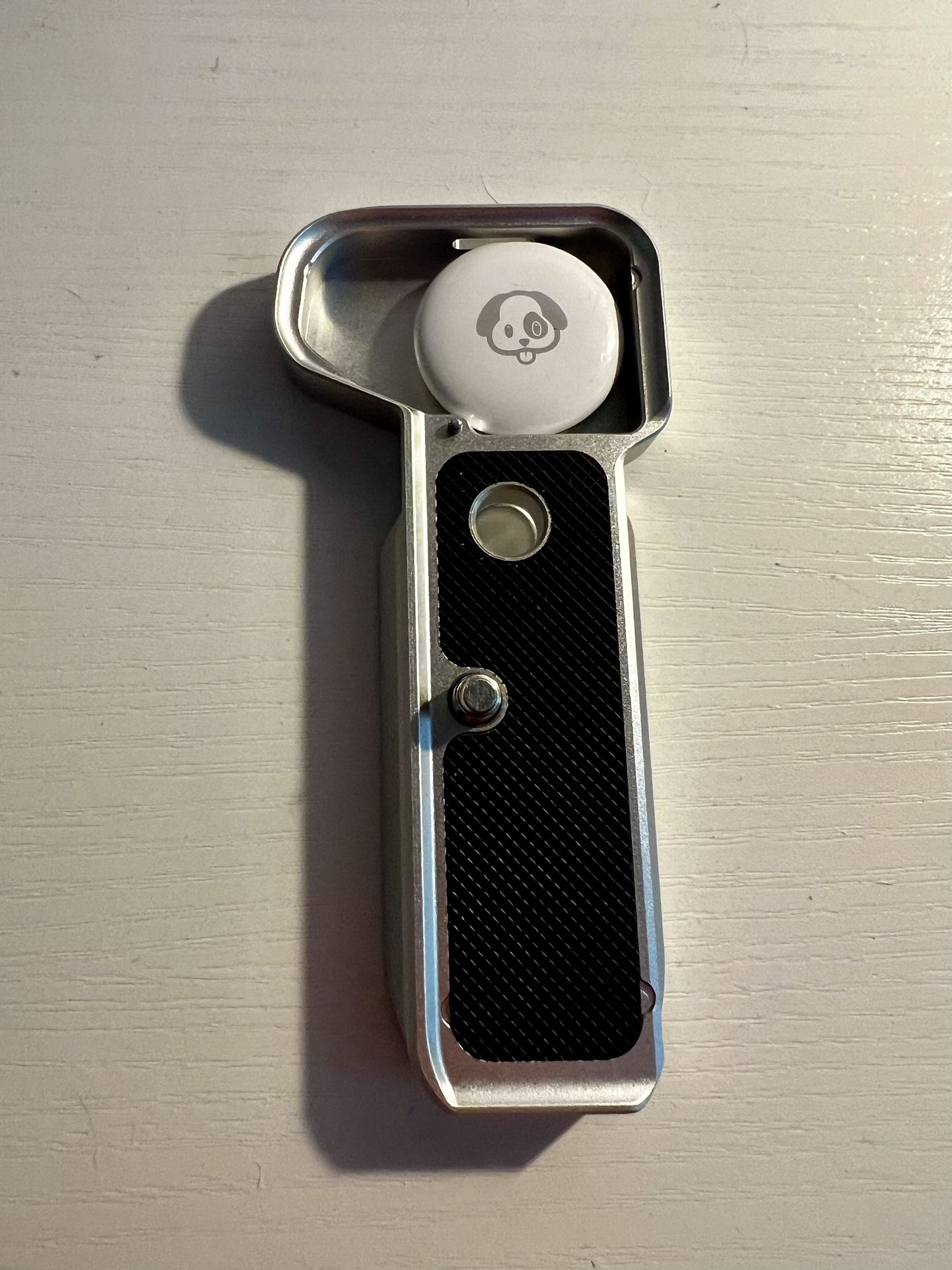 Custom Smallrig Baseplate for Sony a7cii & a7cr Silver with Hidden Airtag Holder