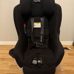 2019 NUNA RAVA CONVERTIBLE CAR SEAT - Black/ Caviar Color - Up To 65lbs