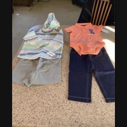 Two 18 Month Carters Boys Outfits New With Tags