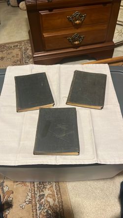 Set of 3 Antique Hardcover Books