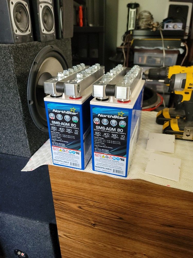 2--NORTHSTAR SMS-AGM 80 ,,,,,2000WATS CADA UNA