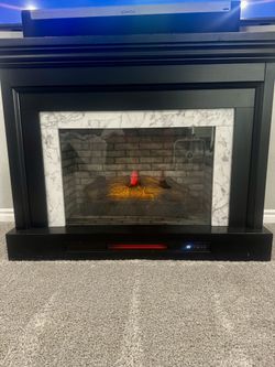 Electric Fireplace With Heat