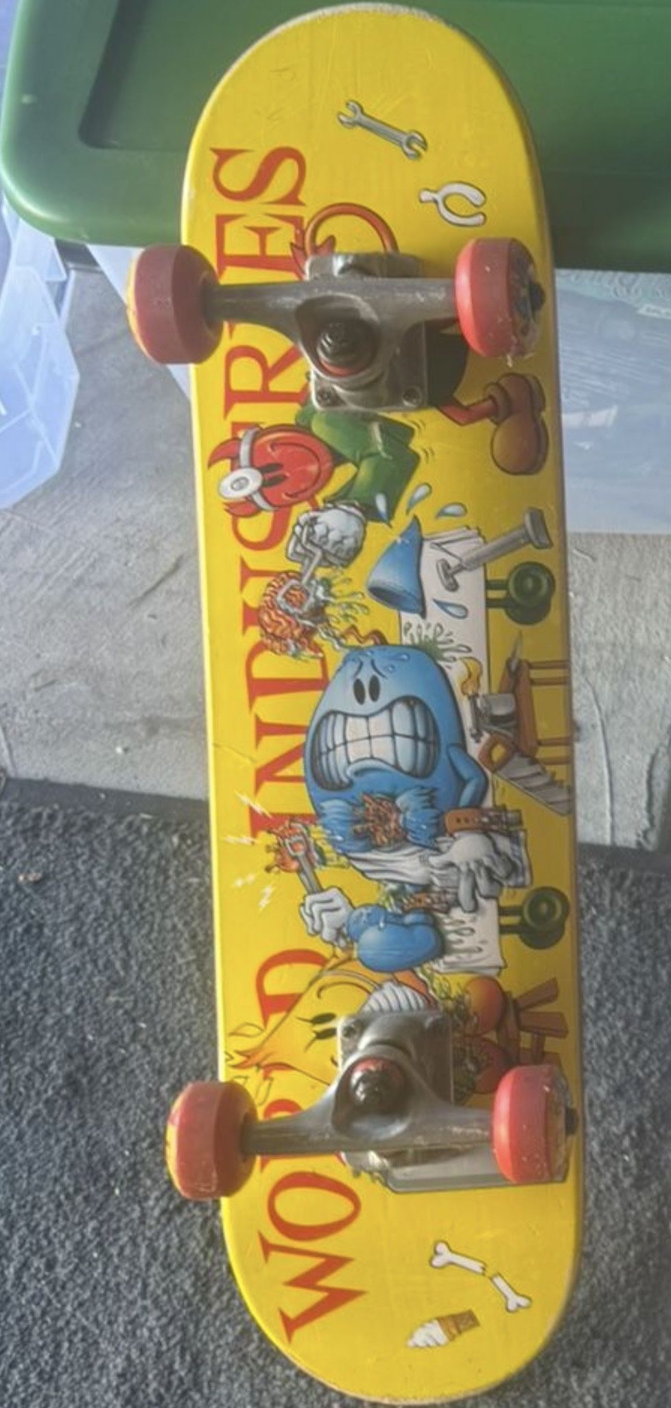 Vintage World Industries skateboard