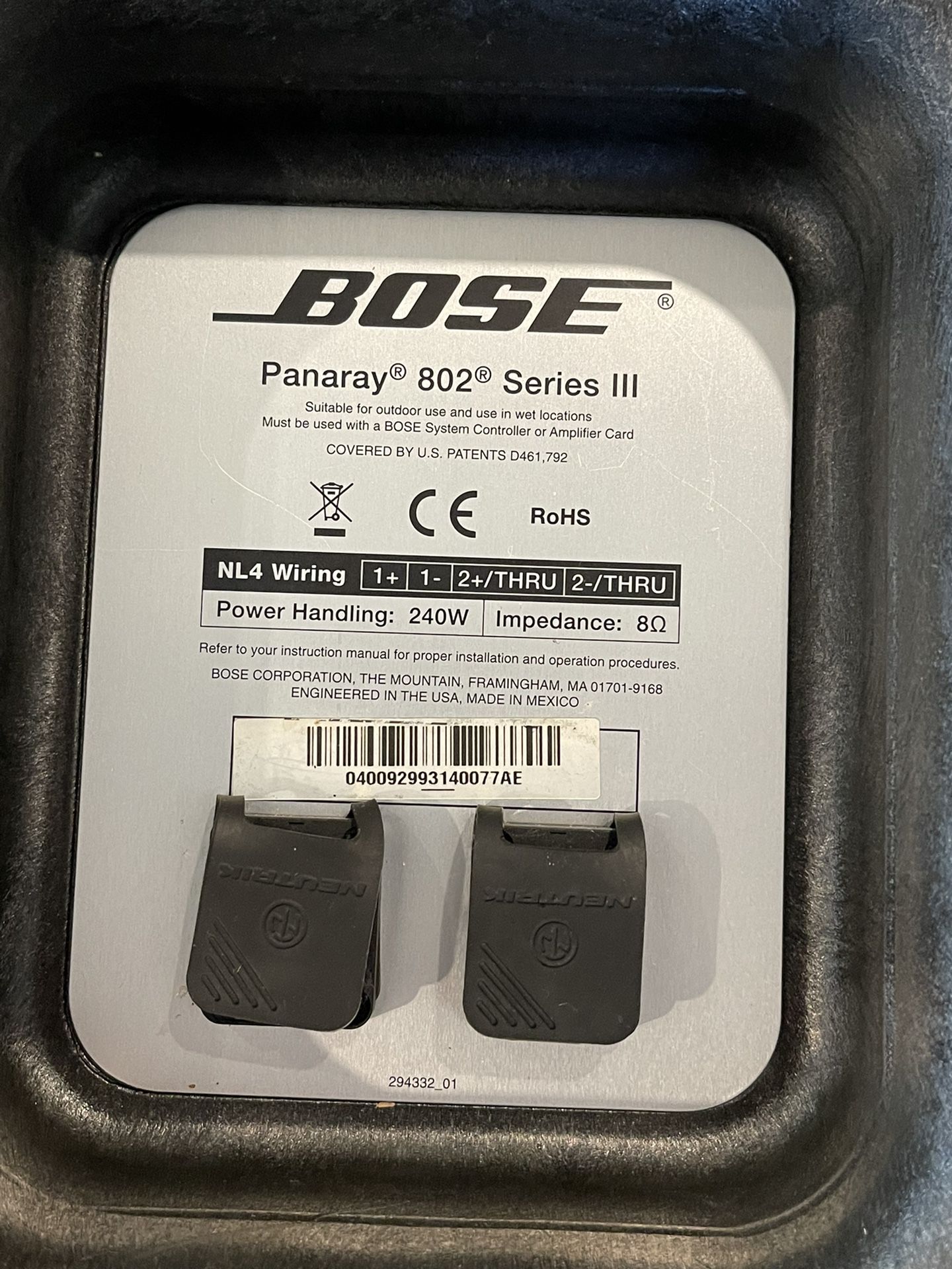 Bose-Panaray 802 Series 3