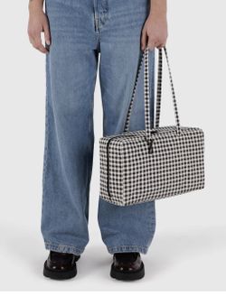 Sold Out Nylon Bowler Bag Gingham.