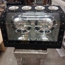 Comp. Dual Subwoofers In Case With 100wt Amplifier 