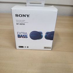 Sony WF-XB700 Truly Wireless Sports Noise Canceling Earphones Blue