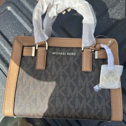 Michael Kors Brown Leather Bag