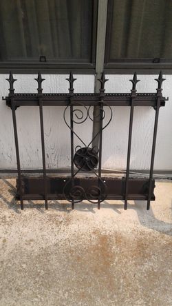 Window safety guard made of Rod Iron