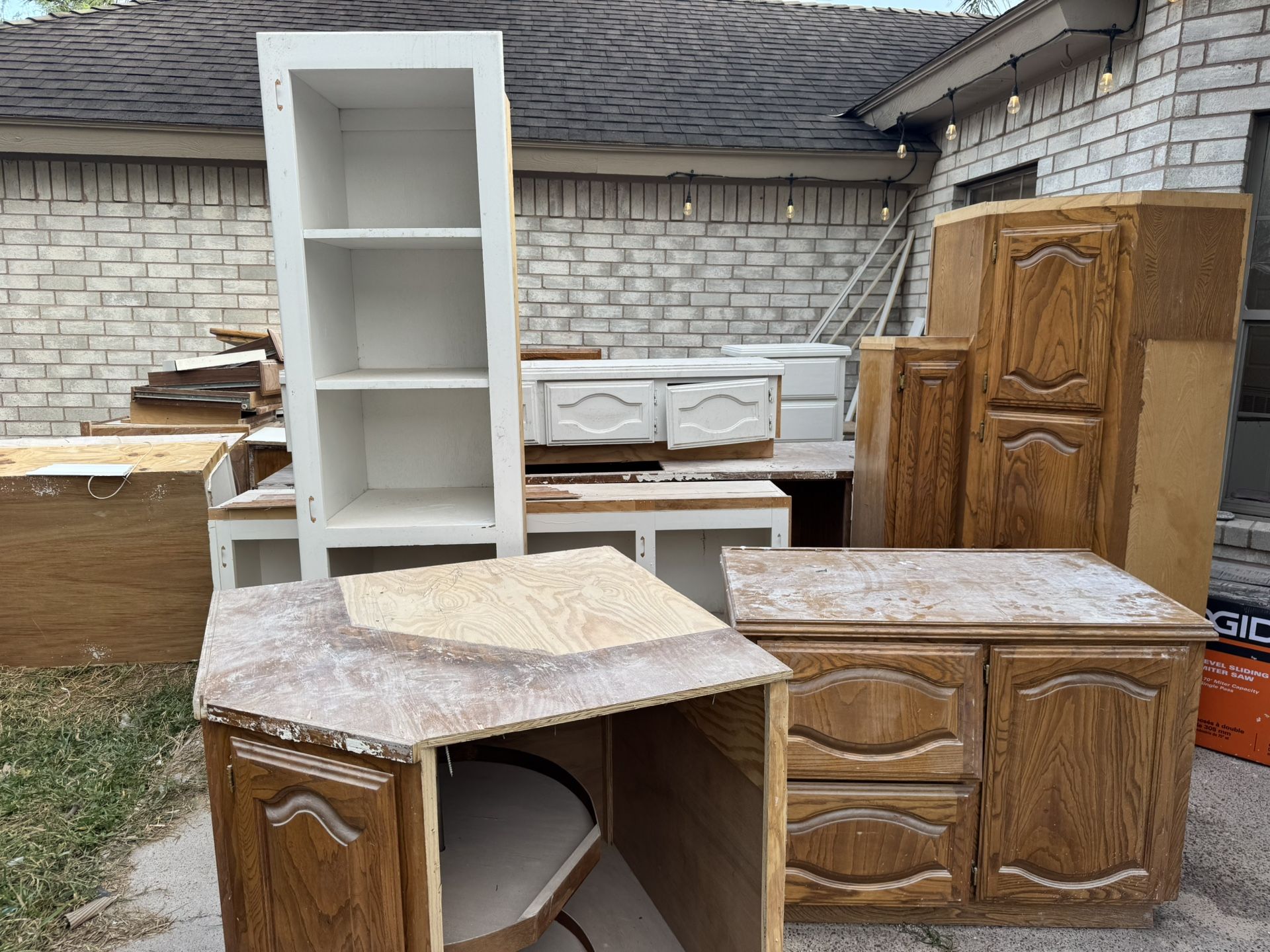 Full Kitchen Cabinets From Remodel
