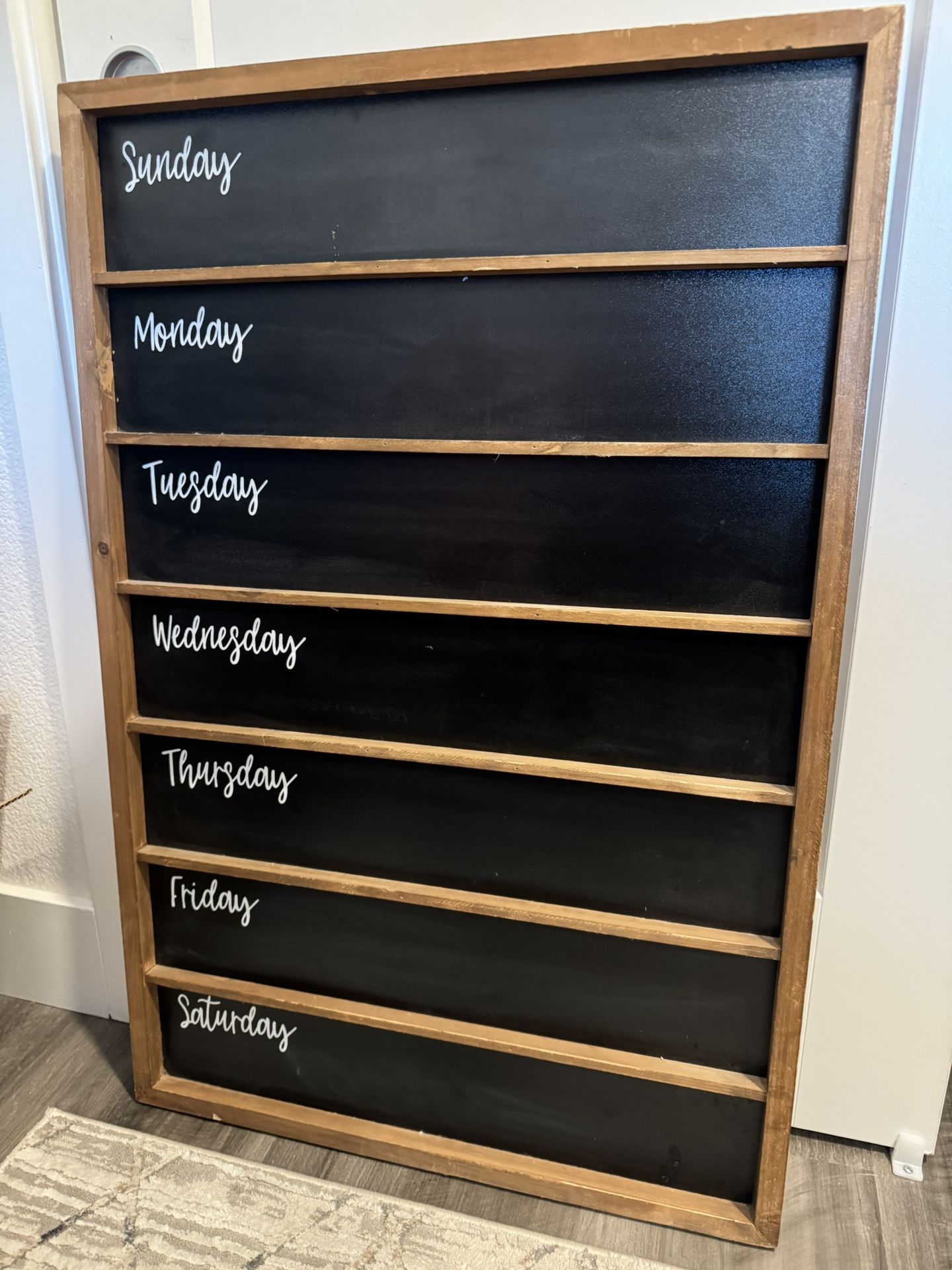 Chalkboard Weekly Organizer
