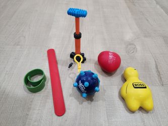 Assorted Toys, Stress Balls and Pokemon