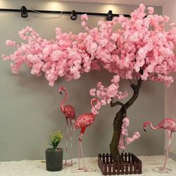 Artificial Cherry Blossom Tree Large Simulation Plant Silk Flower for Wedding Decor