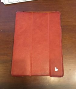 Jisoncase IPad Air/IPad Air2 Genuine Leather case w/ sleep / wake function