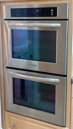 LIKE NEW! KitchenAid Stainless Steel Double Wall Oven