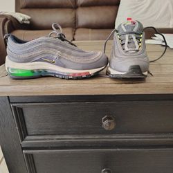 97 Air Max Only Wear It Twice Too Small Selling  For  50 and it's a size 4 in boys