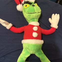THE GRINCH  DR. SEUSS  PLUSH  COLECO  1983 Christmas Grinch 26”