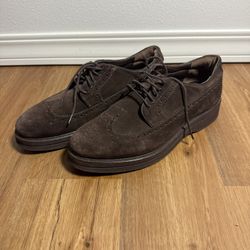 Men’s Suede Oxford Shoes – Size 44 – $20